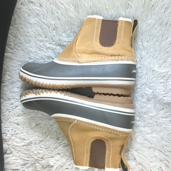 Eddie Bauer Hunt PAC  Brown and Tan Slip On Size 10 - Picture 11 of 17